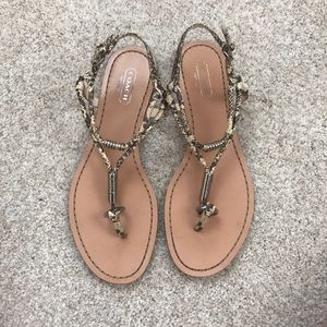 Coach sandals size 6.5
